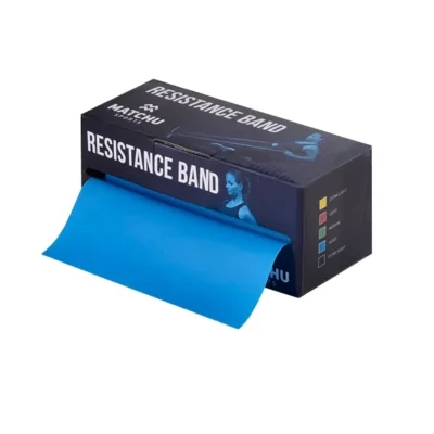 Matchu Sports Resistance band 5,5 m blauw
